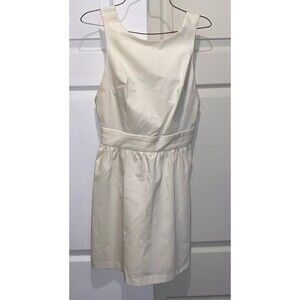 ELLELAURI Womens Mini Short Scarlette Ivory Dress Size S NWT Sleeveless